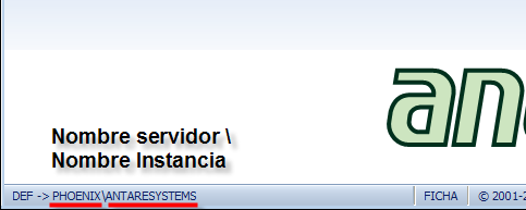 Ubicación conexión SQL Ubicación conexión SQL